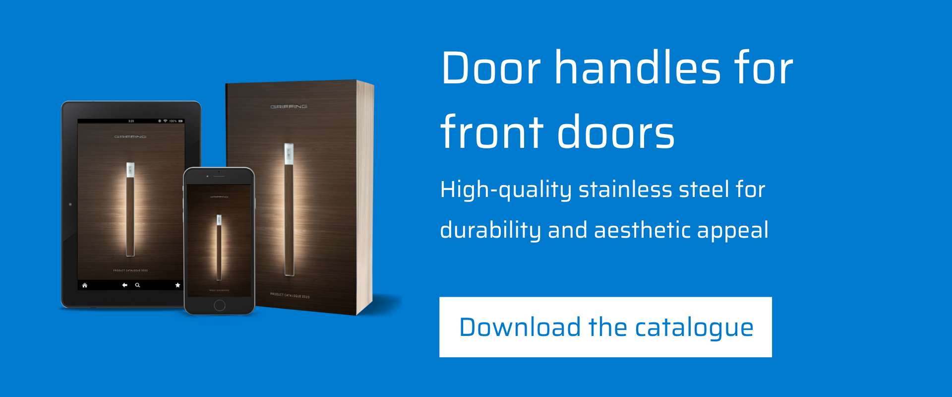 Stainless steel front door handles-benefits-Griffing