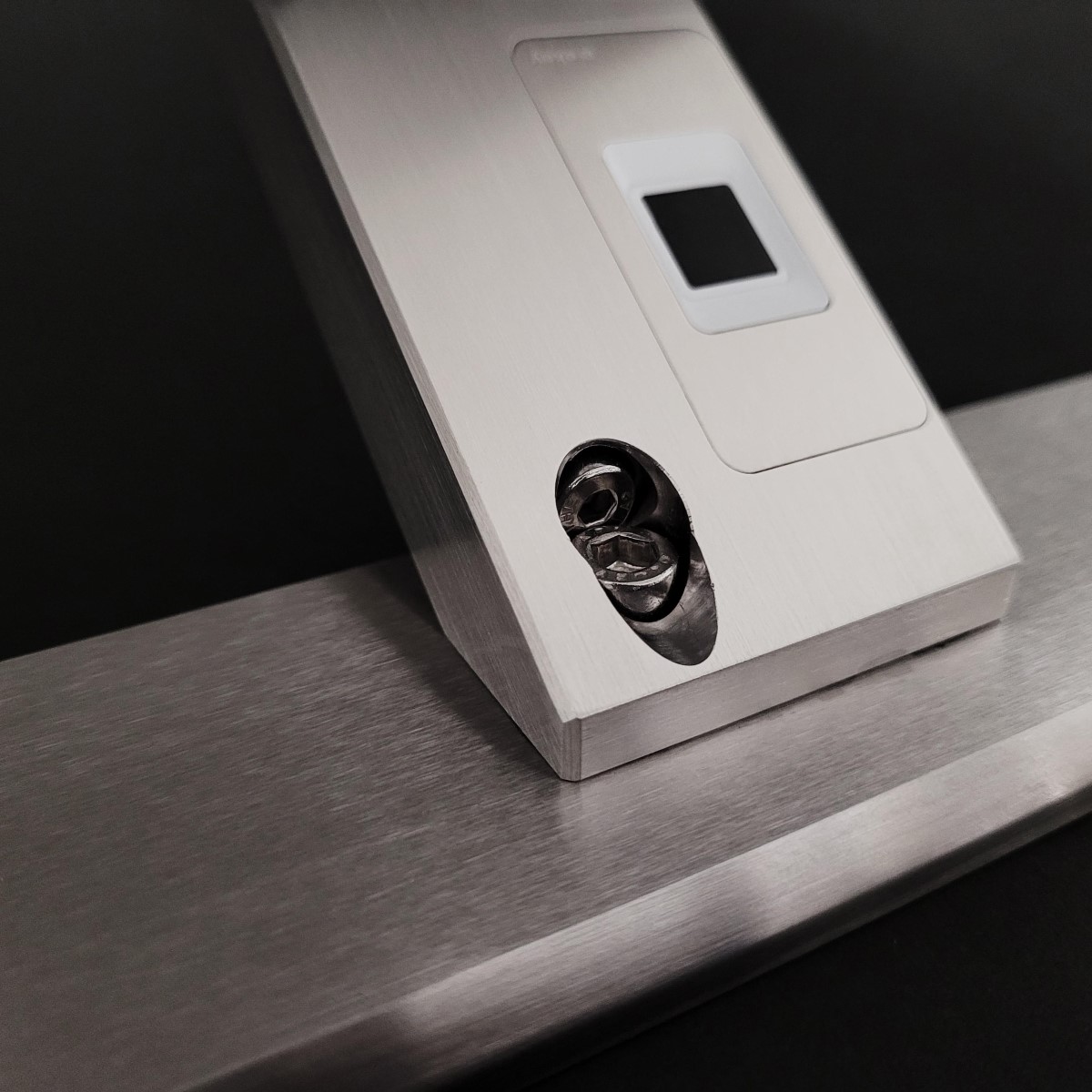 GrifFinger - čitalnik prstnih odtisov ročaj za vhodna vrata - fingerprint scanner door handle - Fingerabdruckleser Haustürgriffe - Griffing 1
